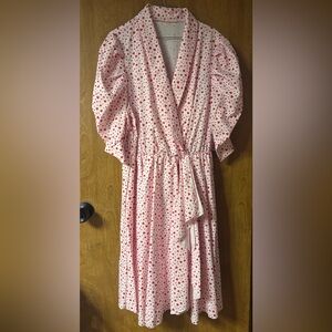 SHEIN Pink Polka Dot Dress